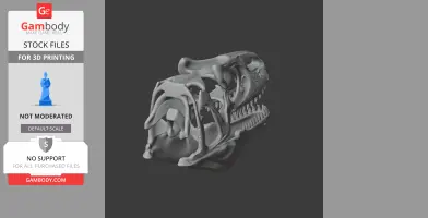 Aristosaurus Skull - Skull Replica STL