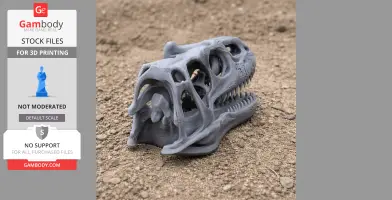 Aristosaurus Skull - Skull Replica STL