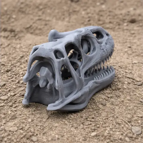 Aristosaurus Skull - Skull Replica STL