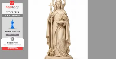 Saint Agnes of Montepulciano - Devotional - STL 3D Print