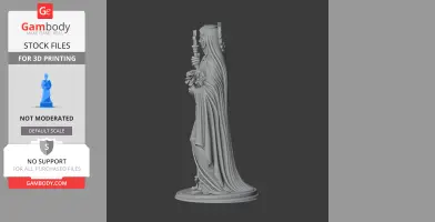 Saint Agnes of Montepulciano - Devotional - STL 3D Print