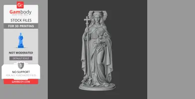 Saint Agnes of Montepulciano - Devotional - STL 3D Print