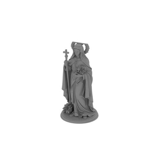 Saint Agnes of Montepulciano - Devotional Statue.stl