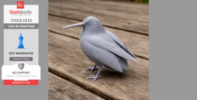 American woodcock - Prehistoric Animal STL