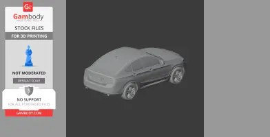 BMW X4 - Scale Vehicle STL