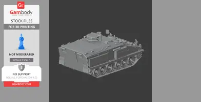 Alvis Stormer - Tank Model STL
