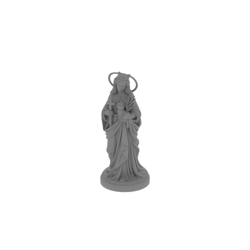 Saint Agnes of Rome - Devotional Statue.stl