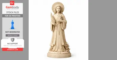 Saint Agnes Tsao Kou Ying - Devotional Statue - STL 3D Print