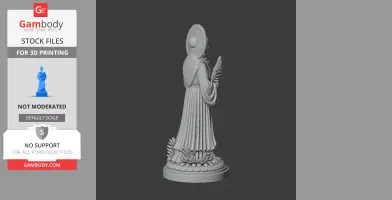 Saint Agnes Tsao Kou Ying - Devotional Statue - STL 3D Print