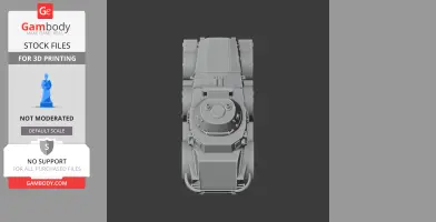 American LaFrance TK-6 - Tank Model STL