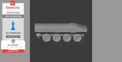 Amphibious Combat Vehicle - Tank Model STL