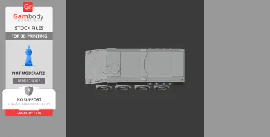 Amphibious Combat Vehicle - Tank Model STL