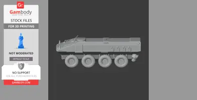 Amphibious Combat Vehicle - Tank Model STL