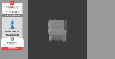 Amphibious Combat Vehicle - Tank Model STL
