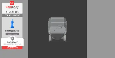 Amphibious Combat Vehicle - Tank Model STL