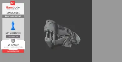 Astrodon Skull - Skull Replica STL