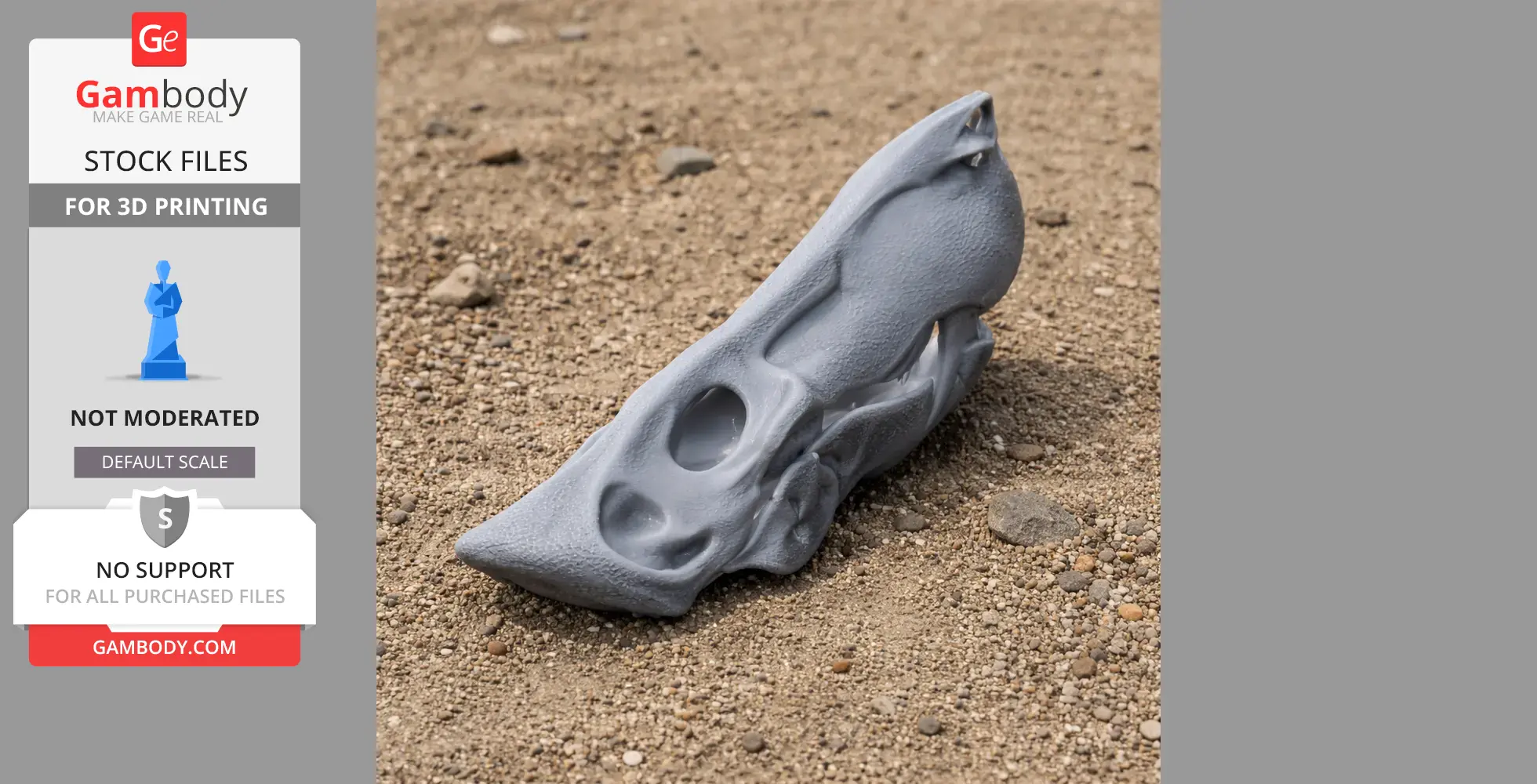 Astrodon Skull - Skull Replica STL