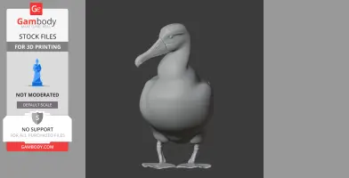 Amsterdam albatross - Prehistoric Animal STL
