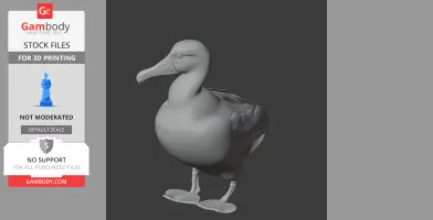 Amsterdam albatross - Prehistoric Animal STL