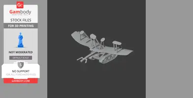 Antonov A-40 - Tank Model STL