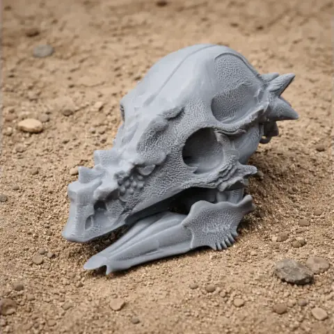 Auroraceratops Skull - Skull Replica STL
