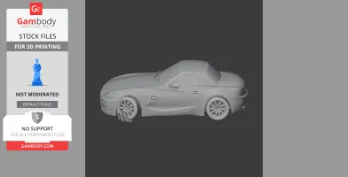 BMW Z4 - Scale Vehicle STL