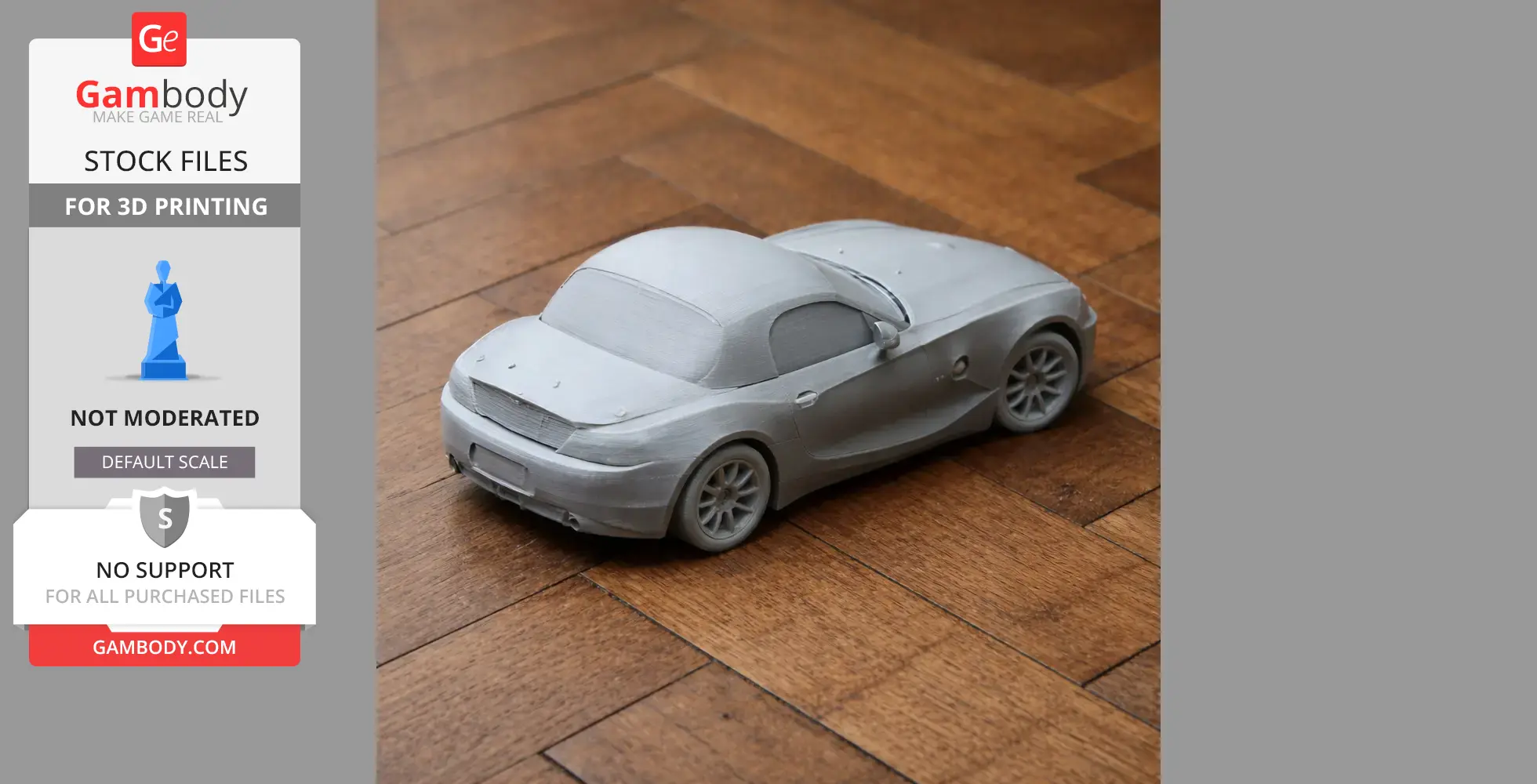 BMW Z4 - Scale Vehicle STL