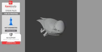Andaman boobook - Prehistoric Animal STL