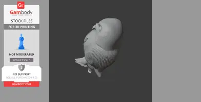 Andaman boobook - Prehistoric Animal STL