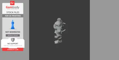 Construction Robot - Factorio - Character Figure STL