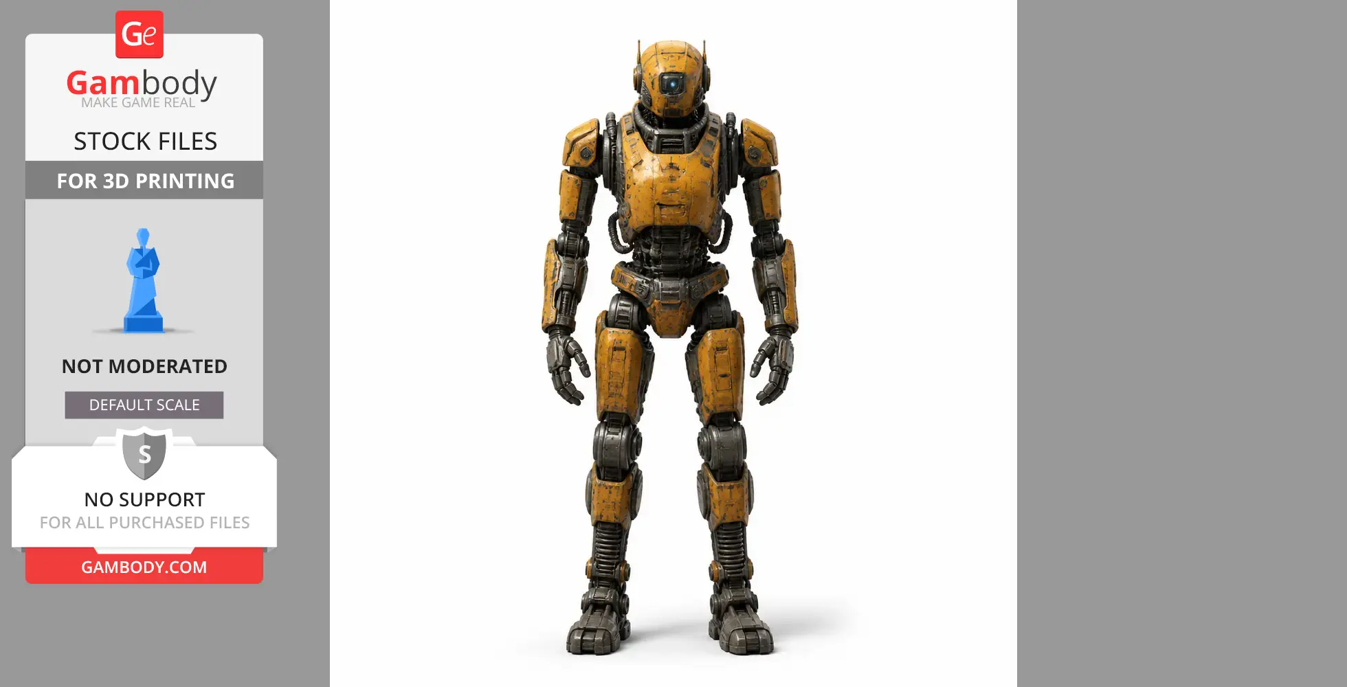 Construction Robot - Factorio - Character Figure STL