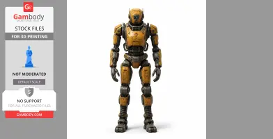 Construction Robot - Factorio - Character Figure STL