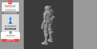 Construction Robot - Factorio - Character Figure STL