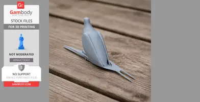 Andaman green pigeon - Prehistoric Animal STL