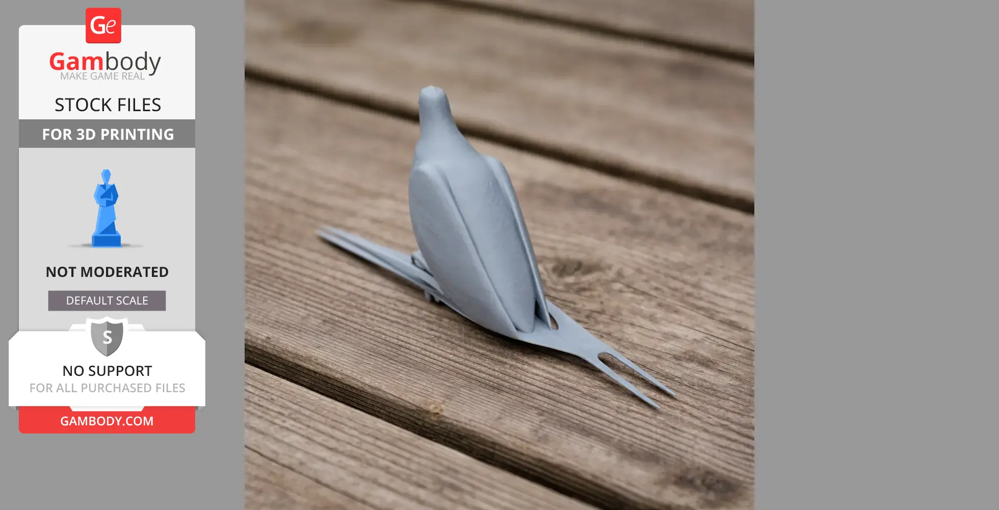 Andaman green pigeon - Prehistoric Animal STL