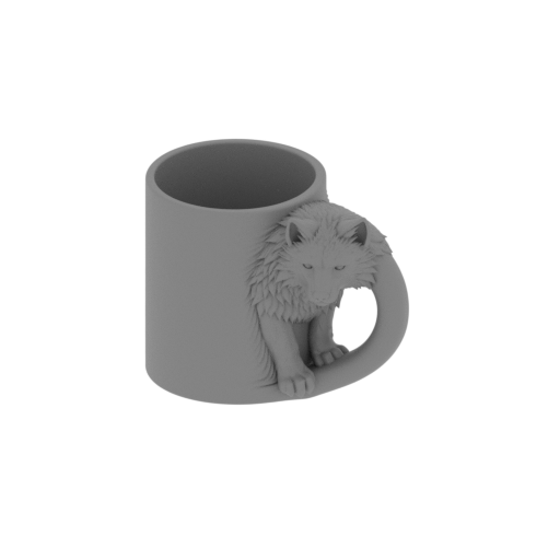 Wolf Mug.stl