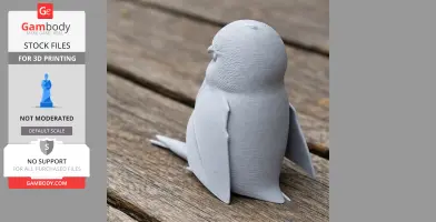 Andaman scops owl - Prehistoric Animal STL
