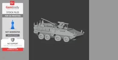 Armored personnel carrier - Tank Model STL