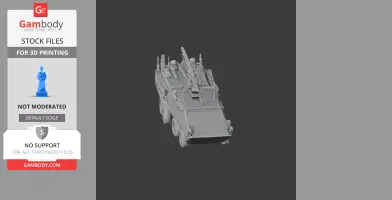 Armored personnel carrier - Tank Model STL