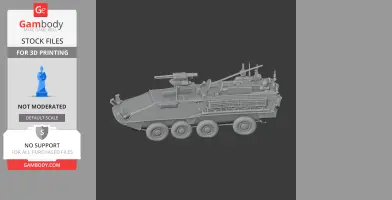 Armored personnel carrier - Tank Model STL