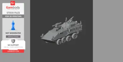 Armored personnel carrier - Tank Model STL