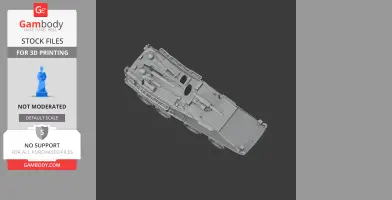 Armored personnel carrier - Tank Model STL