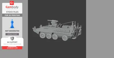 Armored personnel carrier - Tank Model STL