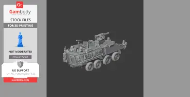 Armored personnel carrier - Tank Model STL