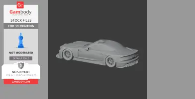 BMW Z4 GTE - Scale Vehicle STL