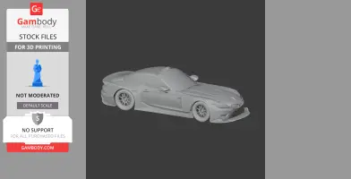BMW Z4 GTE - Scale Vehicle STL