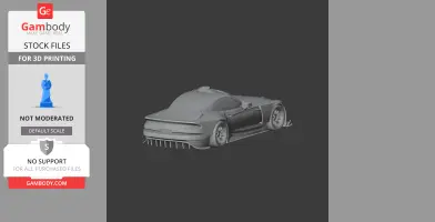 BMW Z4 GTE - Scale Vehicle STL