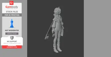 Collei - Genshin Impact Figurine - Character Figure STL