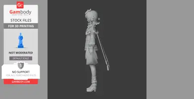 Collei - Genshin Impact Figurine - Character Figure STL