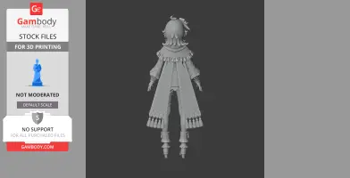 Collei - Genshin Impact Figurine - Character Figure STL